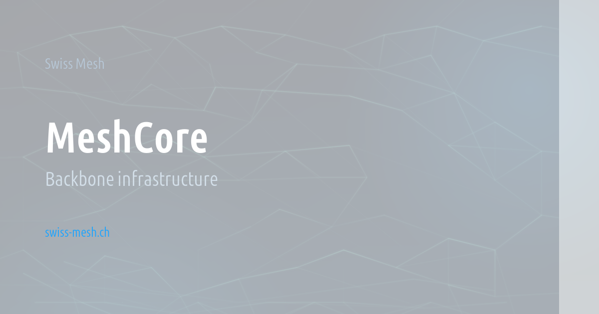 MeshCore tutorial | Swiss Mesh